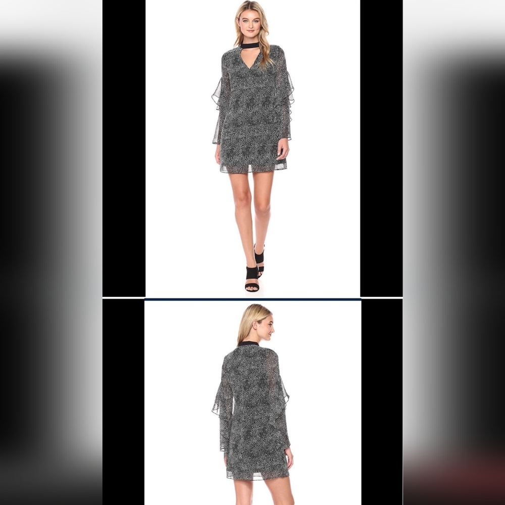 Sam Edelman Starling Print Choker Shift Dress